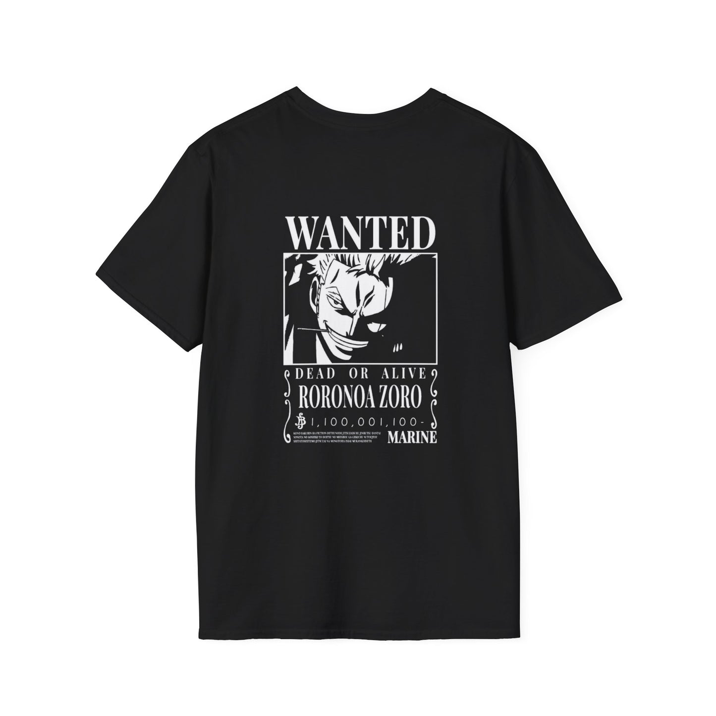 Zoro Wanted Poster T-shirt